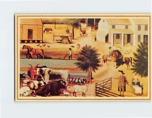 Postcard The Residence of David Twining By E. Hicks Newtown Pennsylvania USA