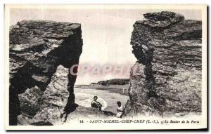 Old Postcard Saint Michel Chef Chef The Rock of the Gate