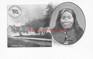 Pacific Coast Steamship Company, Wrangel Alaska, Native American Indian