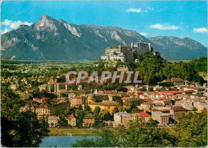 Postcard Old Salzburg Mit Untersberg 1853m