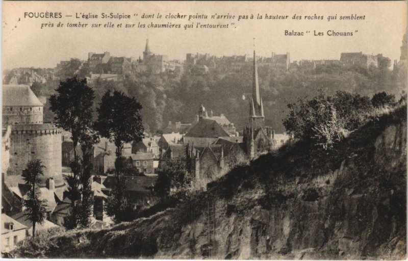 CPA Fougeres Eglise St Sulpice (1237697) 