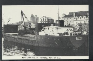 Isle of Man Postcard - Shipping - M.V. 'Glencloy at Ramsey   RS20661