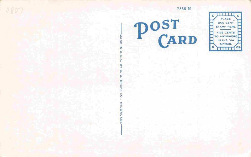 Texas Company's Docks Port Arthur Texas 1930s postcard