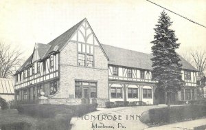 MONTROSE, Pennsylvania PA    MONTROSE INN Roadside Lodge SUSQUEHANNA CO Postcard