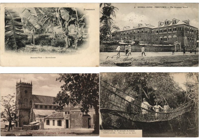 SIERRA LEONE AFRICA 48 Vintage Postcards Pre-1940 (L3036)