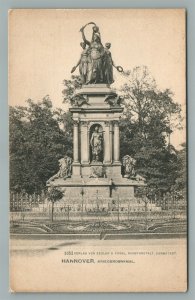 GERMANY HANNOVER KRIEGERDENKMAL ANTIQUE POSTCARD