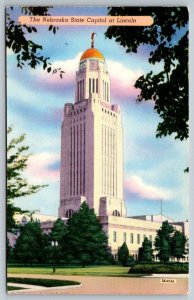 Nebraska State Capitol Postcard  - Lincoln