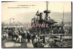 Old Postcard The disaster of Jena La Vanne Missiessy Boat Basin