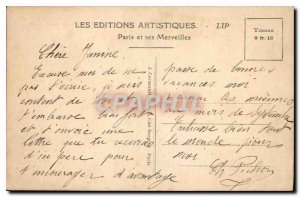 Old Postcard Paris Pantheon built on Plans Soufflot