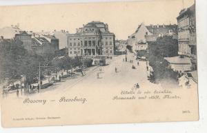 B82672 pozsony pressburg bratislava promenade uind sy slovakia   front/back scan