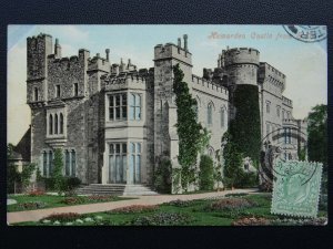 Wales Flintshire HAWARDEN CASTLE from S.W. c1907 Postcard by Valentine