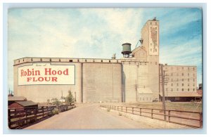 c1950's Home Robin Hood Flour, Grain Elevators, Moose Jaw Saskatchewan Postcard