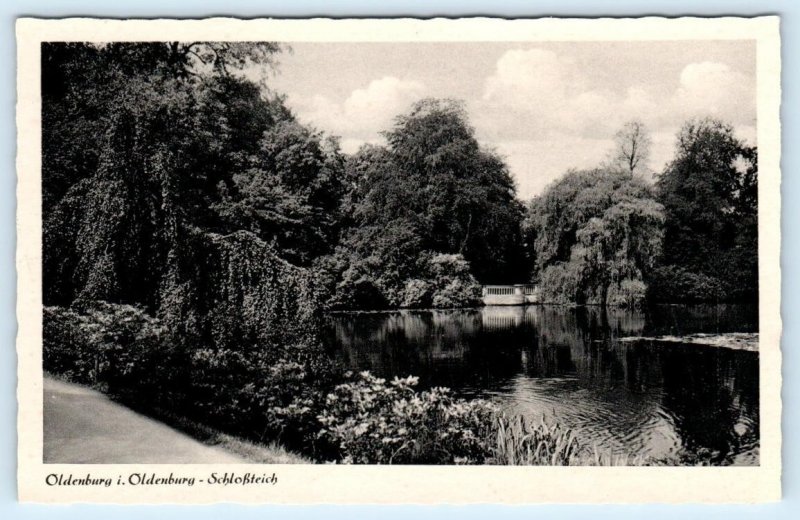 3 Postcards OLDENBURG, GERMANY ~ Schloss, Park & Pond
