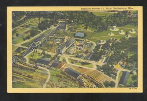 HATTIESBURG MISSISSIPPI HERCULES POWDER COMPANY VINTAGE POSTCARD MISS.