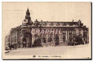 Old Postcard Limoges La Prefecture