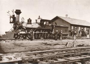 Railroad Locomotive #23 near Laramie, Wyoming - Western USA - Recent Print