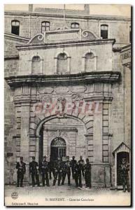 Postcard Old Barracks St Maixent Canciaux