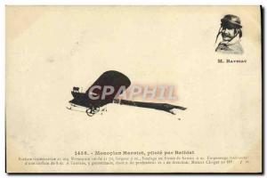 Old Postcard Jet Aviation monoplane Henriot by Bathiat