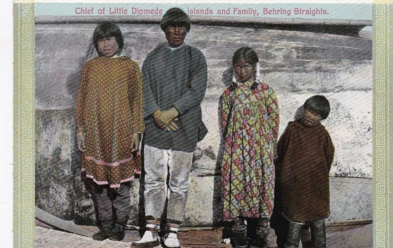 Alaska Behring Straights Chief Of Little Diomede Islands & Family sk5505