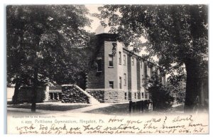 KINGSTON, PA Pennsylvania ~Wyoming Seminary PETTIBONE GYMNASIUM c1900s Postcard