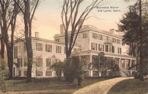 Hand Colored Postcard Boxwood Manor in Old Lyme, Connecticut~130380