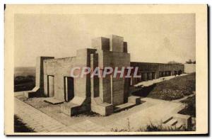 Postcard Old Thiaumont Pres Douaumont Monument trench bayonets of the Army