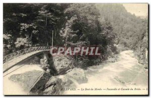 Old Postcard Allevard Le Bout du Monde and Cascade Gateway of Breda