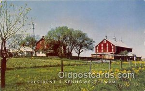 President Eisenhower's Farm Gettysburg, PA, USA Postcard