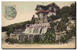 Old Postcard Chateau d & # 39eau the Vesubie Nice