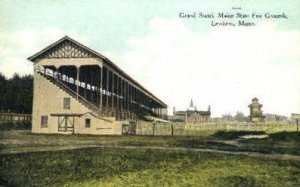 Grand Stand, Maine State Fair Ground in Lewiston, Maine