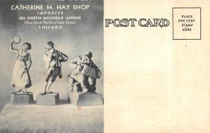 CHICAGO, IL  Illinois    CATHERINE M HAY IMPORT SHOP     Advertising Postcard