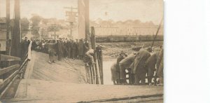 Wiscassett ME Is This Ferry Disaster? Real Photo Postcard