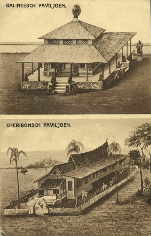 indonesia, JAVA SEMARANG, Colonial Exhibition, Bali Cheribon Pavilion Expo 1914