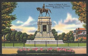 Virginia, Richmond - Statue Of Robert E Lee - [VA-285]