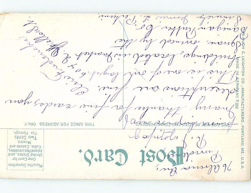 Divided-Back BUILDING Providence Rhode Island RI ho2398