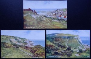 East Sussex Collection 3 x HASTINGS Views c1934 Postcards by Valentine