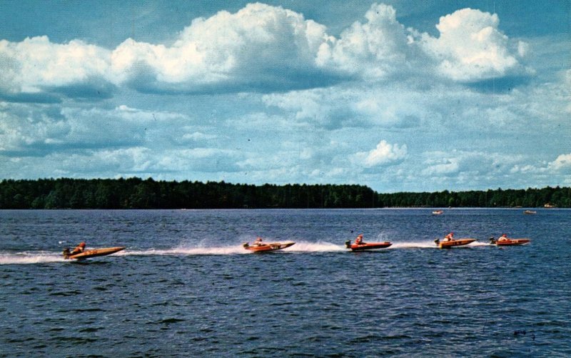 Motor Boat Race,Boom Lake,Rhinelander,WI