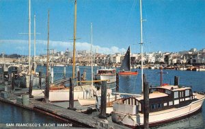 San Francisco MARINA YACHT HARBOR Snug Harbor c1950s Vintage Postcard