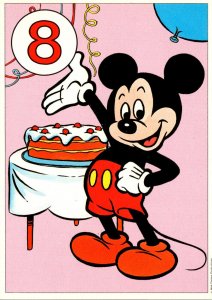 Walt Disney Mickey Mouse With Cake