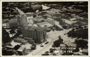 Del Rio TX Birdseye View Lippe's Real Photo Postcard