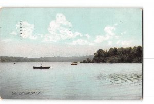 East Caroga Lake New York NY Postcard 1908 Lake View