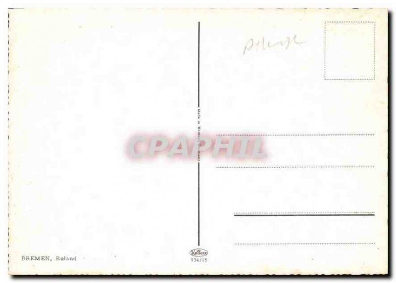 Modern Postcard Bremen Roland