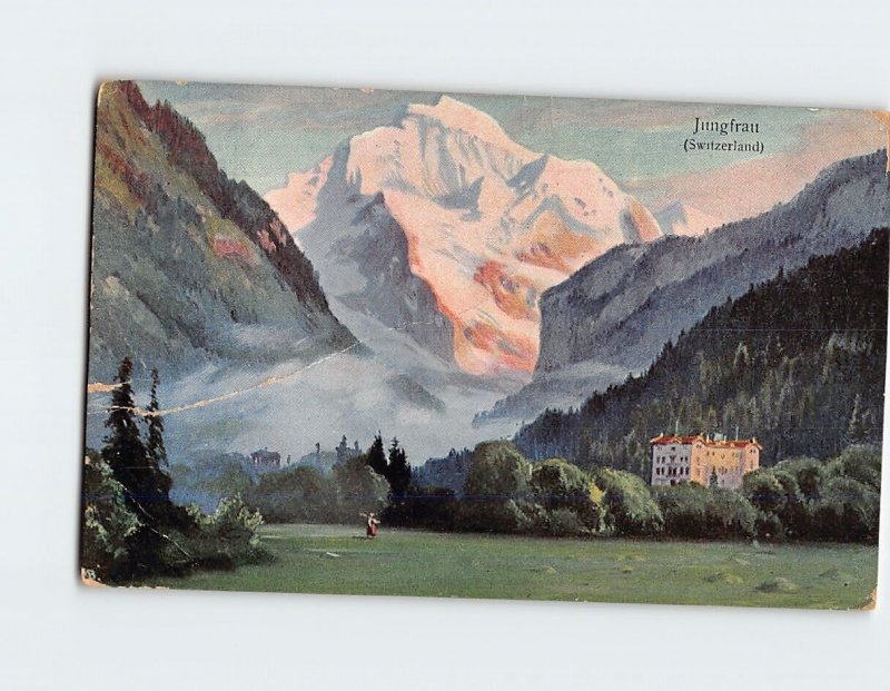 Postcard Jungfrau Switzerland
