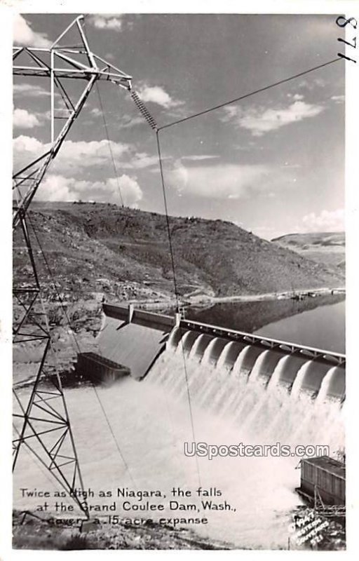 Twice as high as Niagara - Grand Coulee Dam, Washington