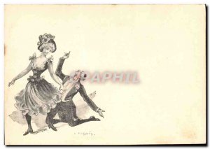 Old Postcard Fantasy Illustrator Woman