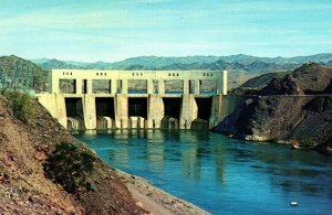 Vintage Fishing Village Parker Dam By The Needles, CA Postcard F84