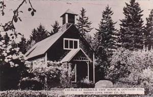 Canada Nova Scotia Smiths Cove Church at Harbour View House & Cottages RPPC