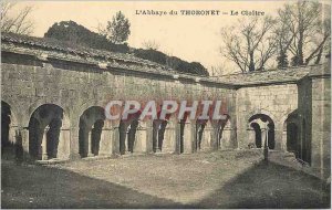 Old Postcard Thoronet Abbey the Cloister