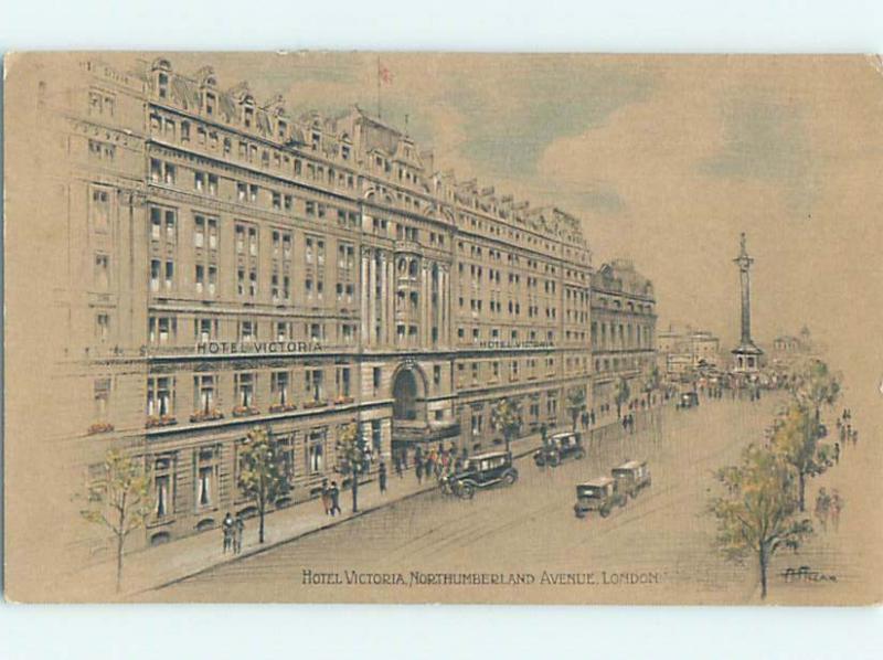 1920's VICTORIA HOTEL London England Uk hJ6660