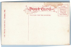 postcard Columbus OH - Toledo & Ohio Central Railroad Station